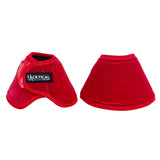 New! RED WITH SPARKLE VELCRO BELL BOOTS