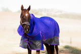 New! Rainsheets 1200 Denier 100% Waterproof Purple/DK Grey - Country Scene Saddlery and Pet Supplies