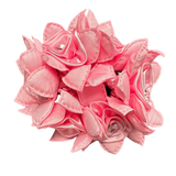 New! Rose Petal Hair Scrunchie with Crystals