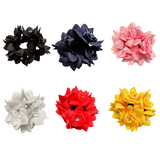 New! Rose Petal Hair Scrunchie with Crystals - Medium - Diameter: Internal 5cm - External 10cm Medium - Diameter: