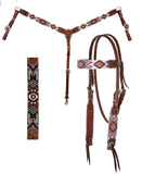NEW! Flat Infinity Beaded Breast Collar - Country Scene Saddlery and Pet Supplies