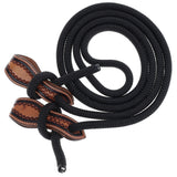 New! Showman Parachute Cord Roping Reins with Slobber Straps - Country Scene Saddlery and Pet Supplies