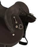 Ord River Synthetic Youth Half Breed 14.5" - Brown - Country Scene Saddlery and Pet Supplies