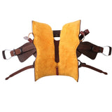 New! Fort Worth Cowhorse Rough Out Saddle - Chocolate - Country Scene Saddlery and Pet Supplies