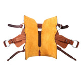 New! Fort Worth Cowhorse Rough Out Saddle - Chestnut - Country Scene Saddlery and Pet Supplies