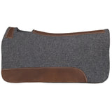 New! Showman 31" x 31" Gray Merino Wool Felt Saddle Pad - Country Scene Saddlery and Pet Supplies