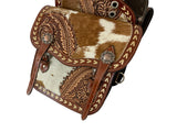 New! Showman Floral Frontier Saddle Bag