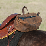 NEW! Cashel Cantle Bag Distressed Leather - Country Scene Saddlery and Pet Supplies