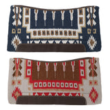 New! Showman 36" x 34" Wool Top Saddle Pad with Memory Felt Bottom - Sundown - Country Scene Saddlery and Pet Supplies