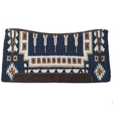 New! Showman 36" x 34" Wool Top Saddle Pad with Memory Felt Bottom - Sundown - Country Scene Saddlery and Pet Supplies