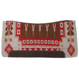 New! Showman 36" x 34" Wool Top Saddle Pad with Memory Felt Bottom - Sundown - Country Scene Saddlery and Pet Supplies