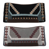 New! Showman 36" x 34" Wool Top Saddle Pad with Memory Felt Bottom - Mesa Ridge - Country Scene Saddlery and Pet Supplies