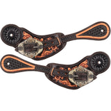 New! Showman Ladie's Gunsmoke Spur Strap - Country Scene Saddlery and Pet Supplies