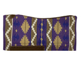Showman ® 36” X 34” Wool Top Contoured Memory Felt Bottom Saddle Pad – Southwest - Country Scene Saddlery and Pet Supplies