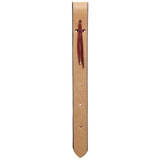 New! Showman Stitched Leather Off Billet - Country Scene Saddlery and Pet Supplies