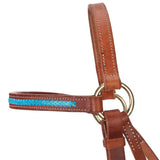 New! Fort Worth Barcoo Bridle w/Turquoise 3/4″ - Country Scene Saddlery and Pet Supplies