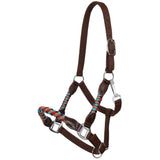 New! Showman Desert Blaze Mohair Wool Nose and Cheek Halter - Full - halter