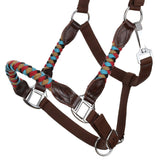 New! Showman Desert Blaze Mohair Wool Nose and Cheek Halter - Full - halter
