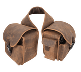New! Cashel Saddle Bag Rear Bag medium – Distressed Leather - Country Scene Saddlery and Pet Supplies