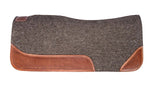 New! Billy Royal® Wool Felt Western Pad with Leather Tooling - Country Scene Saddlery and Pet Supplies