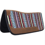 New! Showman 31" x 32" Radiant Weave Contoured Saddle Pad with Felt Bottom - Country Scene Saddlery and Pet Supplies