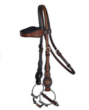 New! Schneiders® Tooled Concho Browband Ranch Headstall - Country Scene Saddlery and Pet Supplies