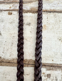 New! Ruby Rose Plain Plaited Barrel Reins - Country Scene Saddlery and Pet Supplies