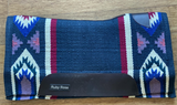 New! Ruby Rose Saddle Blanket – Navy Blue and Purple - Country Scene Saddlery and Pet Supplies