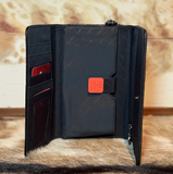 New! Dusty Aztec Wallet / BLACK - Country Scene Saddlery and Pet Supplies