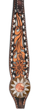 New! White Daisy Filigree Browband Headstall - Country Scene Saddlery and Pet Supplies