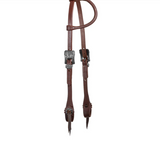 Billy Royal® Oiled Hermann Oak Performance One Ear Quick Change Headstall - In Stock in USA - Western bridle