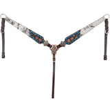 New! Showman Copper Hide Classics Browband Headstall and Breastcollar Set - Country Scene Saddlery and Pet Supplies