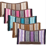 New! Showman 38" x 34" Assorted Saddle Pad with Felt Bottom - Canyon Echo - Country Scene Saddlery and Pet Supplies