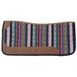 New! Showman 31" x 32" Bright Horizons Contoured Saddle Pad with Felt Bottom - Country Scene Saddlery and Pet Supplies