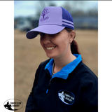 New! CSS Western Caps- purple- purple logo - Country Scene Saddlery and Pet Supplies