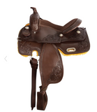 New! Schneiders® Wyatt II Tooled All Around Saddle - Country Scene Saddlery and Pet Supplies