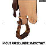 New! Billy Royal® Elite Tooled Roughout Work Saddle - Country Scene Saddlery and Pet Supplies