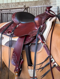 New! Kingsley Western - Full/Cob / Chestnut - Tack Sets