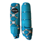 New! TURQUOISE HEAT SPLlNT BOOTS (PAIR) - Country Scene Saddlery and Pet Supplies