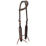 New! Showman Argentina Cow Leather Wildwood One Ear Headstall - Country Scene Saddlery and Pet Supplies