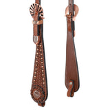 New! Showman Bronze Scallop One Ear Headstall - Country Scene Saddlery and Pet Supplies