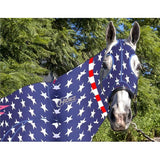 New! EQUINE COMPRESSION NECK AND HOOD COMBO PRINTED -USA STARS & STRIPES - Country Scene Saddlery and Pet Supplies