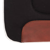 New! Weaver Contoured Saddle Pad Black H9 - 32" x 32" - Country Scene Saddlery and Pet Supplies
