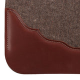New! Weaver Premium Contoured Saddle Pad Grey - 31" x 32" - Country Scene Saddlery and Pet Supplies