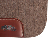 New! Weaver Premium Contoured Saddle Pad Grey - 31" x 32" - Country Scene Saddlery and Pet Supplies