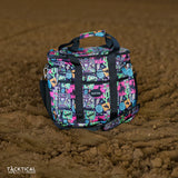 New! WESTERN NEON GROOMING TOTE WITH ZIPPER - Country Scene Saddlery and Pet Supplies