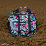 New! WESTERN NEON GROOMING TOTE WITH ZIPPER - Country Scene Saddlery and Pet Supplies