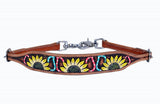 Showman ® Hand painted sunflower design wither strap - Country Scene Saddlery and Pet Supplies