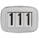 New! Hamag™ Leather Bridle Number Holders (Pair) - 3 digit