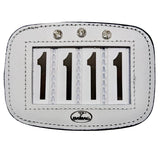 New! Hamag™ Leather Bridle Number Holders (Pair) - 3 digit